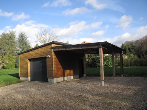 chantier 1_carport entreprise Pesqueux dans le 76, en Normandie