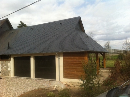 chantier 4_carport entreprise Pesqueux dans le 76, en Normandie